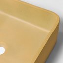 Ver imagem 5 de Cuba de Banheiro Concreto Apoio Quadrada 40cm Urban Gold Bela Metais