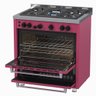 Fogao 5 Bocas Venax Temis Pink Gas Glp 220 V - 5