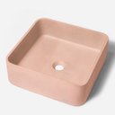 Ver imagem 1 de Cuba de Banheiro Concreto Apoio Quadrada 40cm Urban Bela Metais