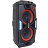 Caixa Som Amplificada Portátil Bluetooth 850W Rms Led Tws Bateria Amvox 2 Microfones ACA 850 Festa - 2