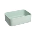 Ver imagem 2 de Cuba de Banheiro Concreto Apoio Retangular 42 Cm Tessa Bela Metais