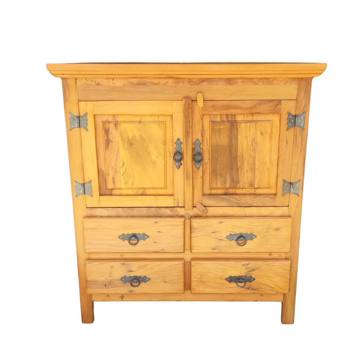 Balcão Buffet Arcaz 4 Gavetas Madeira de Demolição 90cm Sudeste Rústico