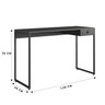 Escrivaninha 120cm 1 Gaveta com Balcão 135cm 2 Portas 1 Gaveta 1 Nicho Iron - 6