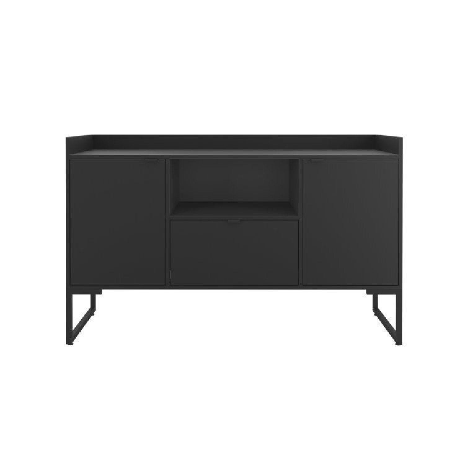 Escrivaninha 120cm 1 Gaveta com Balcão 135cm 2 Portas 1 Gaveta 1 Nicho Iron - 11