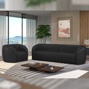 Ver imagem 2 de Sofá 4 Lugares para Sala 252cm Lazio M03 Corano Preto - Lyam Decor