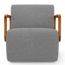 Ver imagem 4 de Kit 02 Poltronas Decorativas Orgânica Living Kavya Bouclê Cinza - Desk Design