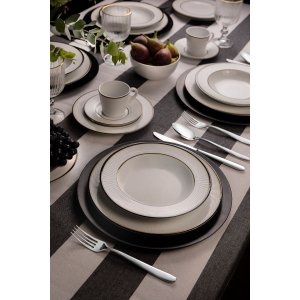 Aparelho de Jantar Tramontina Sienna em Porcelana Decorada 20 Peças