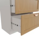 Ver imagem 6 de Balcão 2 Gavetões 80cm sem Tampo Arizona CabeCasa MadeiraOriginals