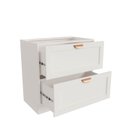 Ver imagem 7 de Balcão 2 Gavetões 80cm sem Tampo Arizona CabeCasa MadeiraOriginals