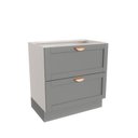 Ver imagem 2 de Balcão 2 Gavetões 80cm sem Tampo Arizona CabeCasa MadeiraOriginals