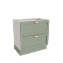 Ver imagem 2 de Balcão 2 Gavetões 80cm sem Tampo Arizona CabeCasa MadeiraOriginals