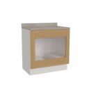 Ver imagem 1 de Balcão para Forno de Embutir Planejado 80cm Arizona CabeCasa MadeiraOriginals Marrom/Branco/Figueira