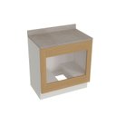 Ver imagem 3 de Balcão para Forno de Embutir Planejado 80cm Arizona CabeCasa MadeiraOriginals Marrom/Branco/Figueira
