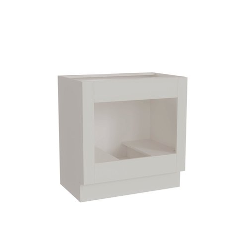 Balcão para Forno de Embutir Planejado 80cm sem Tampo Arizona CabeCasa MadeiraOriginals Branco