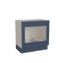 Ver imagem 1 de Balcão para Forno de Embutir Planejado 80cm sem Tampo Arizona CabeCasa MadeiraOriginals Azul/Branco