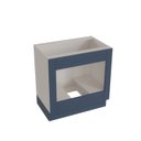 Ver imagem 6 de Balcão para Forno de Embutir Planejado 80cm sem Tampo Arizona CabeCasa MadeiraOriginals Azul/Branco