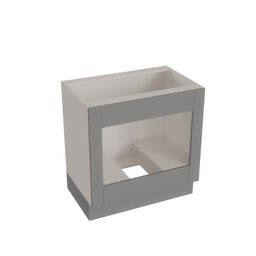 Balcão para Forno de Embutir 80cm sem Tampo Arizona Cabecasa Madeiramadeira - 5