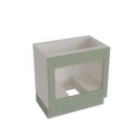 Ver imagem 5 de Balcão para Forno de Embutir Planejado 80cm sem Tampo Arizona CabeCasa MadeiraOriginals Verde/Branc