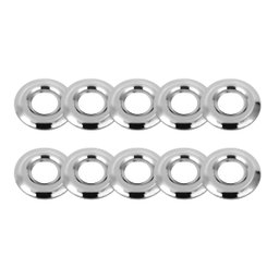 Kit 10 Canopla Tampa Acabamento Torneira Inox Cromado 3/4'' - 1