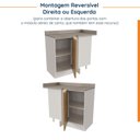 Ver imagem 6 de Balcão de Canto Reto 1 Porta Arizona CabeCasa MadeiraOriginals