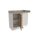 Ver imagem 7 de Balcão de Canto Reto 1 Porta Arizona CabeCasa MadeiraOriginals