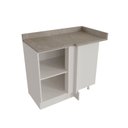 Ver mais imagens de Balcão de Canto Reto Planejado 1 Porta Arizona CabeCasa MadeiraOriginals Marrom/Branco/Figueira