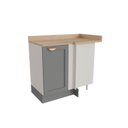 Ver imagem 2 de Balcão de Canto Reto 1 Porta Arizona CabeCasa MadeiraOriginals