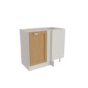 Ver imagem 1 de Balcão de Canto Reto Planejado sem Tampo 1 Porta Arizona CabeCasa MadeiraOriginals Marrom/Branco/Figueira