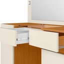Ver imagem 7 de Penteadeira Camarim Porta Joias 3 Gavetas 2 Portas Princess Cinamomo/off White