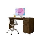 Ver imagem 2 de Escrivaninha Com Rodizios Office Canela Lukaliam