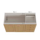 Ver imagem 3 de Balcão para Pia 120cm Arizona CabeCasa MadeiraOriginals