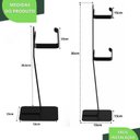 Ver mais imagens de Porta Toalha de Rosto e Papel Higiênico Duplo Preto Oslo Fs:preto