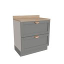 Ver imagem 2 de Balcão 2 Gavetões 80cm Arizona CabeCasa MadeiraOriginals