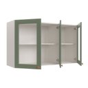 Ver imagem 6 de Armário Aéreo 3 Portas 120cm com Porta de Vidro Arizona CabeCasa MadeiraOriginals