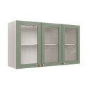 Ver imagem 1 de Armário Aéreo Planejado 3 Portas 120cm com Porta de Vidro Arizona CabeCasa MadeiraOriginals