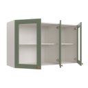 Ver imagem 6 de Armário Aéreo Planejado 3 Portas 120cm com Porta de Vidro Arizona CabeCasa MadeiraOriginals
