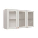 Ver imagem 1 de Armário Aéreo Planejado 3 Portas 120cm com Porta de Vidro Arizona CabeCasa MadeiraOriginals