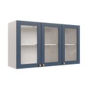 Ver imagem 2 de Armário Aéreo 3 Portas 120cm com Porta de Vidro Arizona CabeCasa MadeiraOriginals