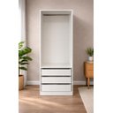 Ver imagem 1 de Armário Modulado para Closet Gavetas e Cabideiros