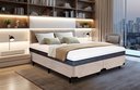 Ver imagem 1 de Cama Box King Size Bipartida Serenelife - Chenille Bege