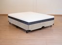 Ver imagem 2 de Cama Box King Size Bipartida Serenelife - Chenille Bege