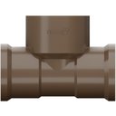 Ver imagem 2 de Te Curto 90° Soldável Rosca Central Lr Pvc Marrom Tubo Água Fria de 3/4x1/2” Polegadas 25x20mm