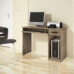 Mesa para Computador Escrivaninha Suporte Teclado Rústico - 1