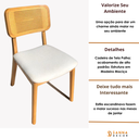 Ver imagem 3 de Kit 4 Cadeiras De Jantar Palhinha Estrutura Madeira Maciça