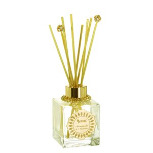 DIFUSOR AROMAS VIDRO SHINE 100ML ENF.DOURADOS - FRAGRÂNCIA: FLOR DE CEREJEIRA