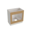Ver imagem 4 de Balcão para Forno de Embutir Planejado 80cm sem Tampo Arizona CabeCasa MadeiraOriginals Marrom/Branco/Figueira