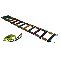 Brinquedo Aves Escada Flexível toca casinha ponte papagaio - 13