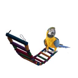 Brinquedo Aves Escada Flexível toca casinha ponte papagaio - 5
