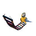 Ver imagem 5 de Brinquedo Aves Escada Flexível toca casinha ponte papagaio