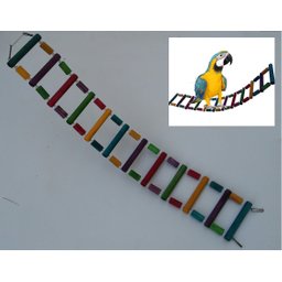 Brinquedo Aves Escada Flexível toca casinha ponte papagaio - 9